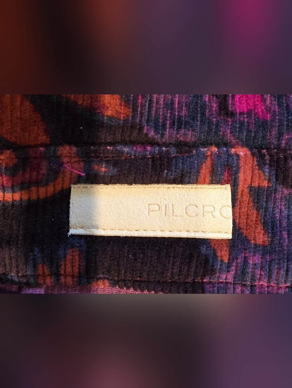Anthropologie Pilcro High Waisted Corduroy Button Down Skirt Size 0 - Picture 6 of 8